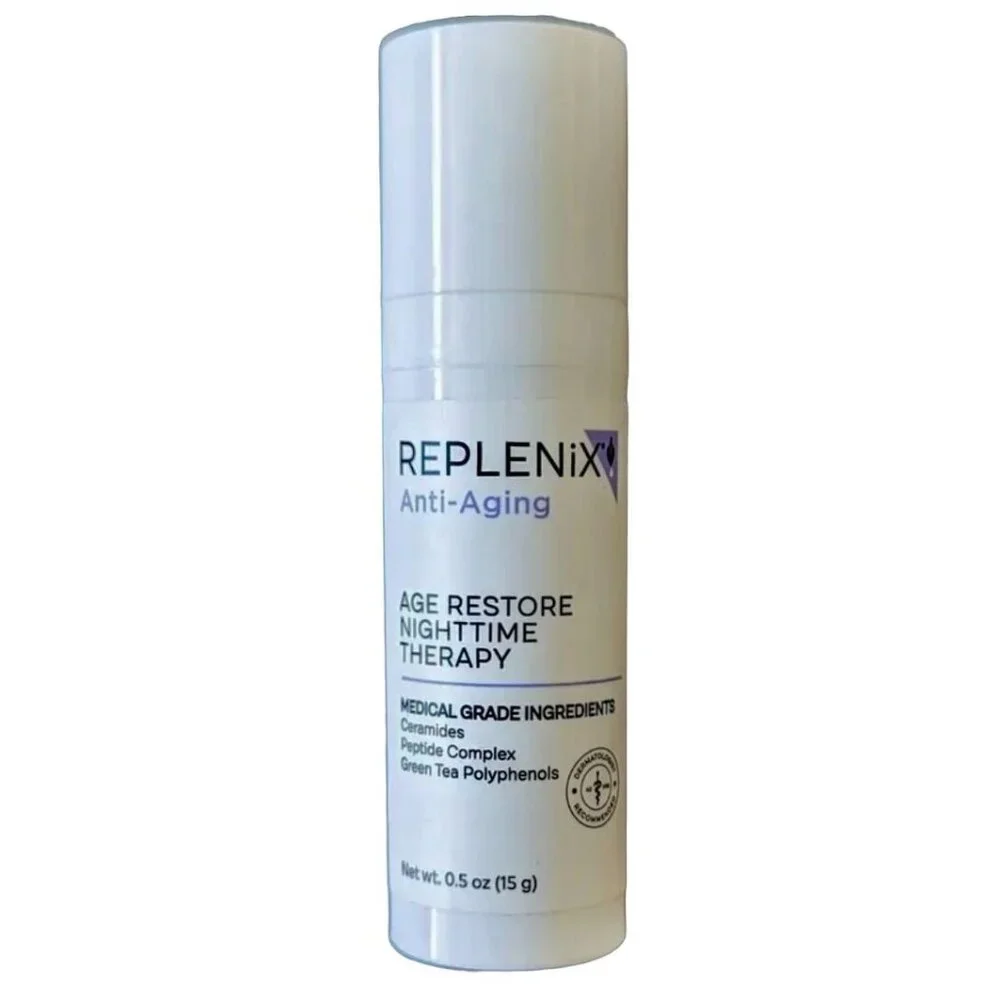 Replenix Age Restore Nighttime Therapy Anti Aging Moisturizer 0.5oz/15g